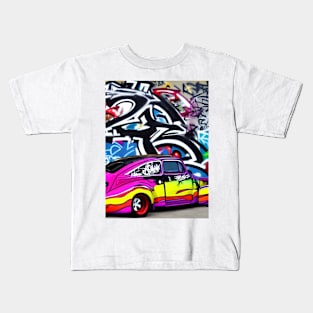 Graffiti Hotrod Kids T-Shirt